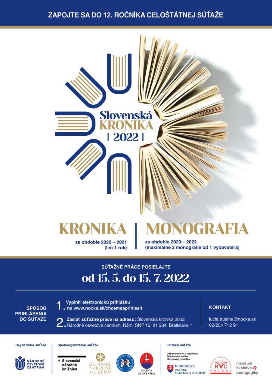 Zapojte sa do súťaže Slovenská kronika 22_pozvánka